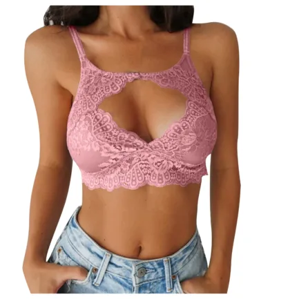 Wireless Push Up Bra Sexy Lace Hollow Bralette Women Breathable Underwear Fashion Lingerie Seamless Bras Femme Brassiere - Image 20