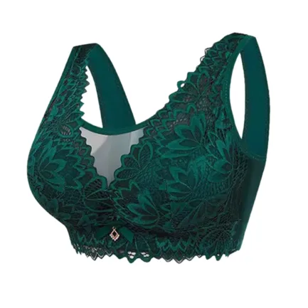 Women's Deep V Traceless Latex Gathered And Breathable Adjustable And Sexy Bra Sports Bras for Women One Shoulder Sports Bra Set - Image 11