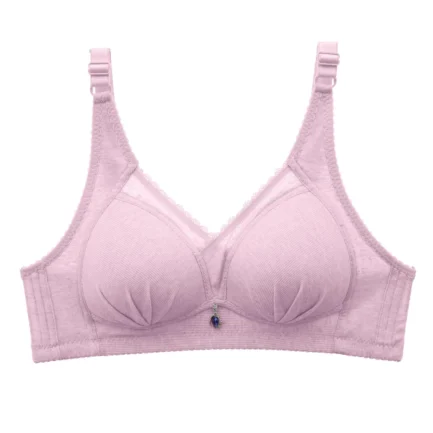 Wirefree Comfortable Bra Women Female Underwear Stretchable Straps Breathable Bras For Womens Lightweight Soft Gathered Bralette - Image 11