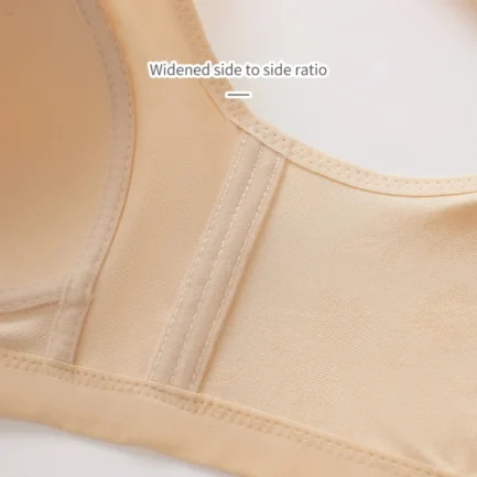 Plus Size Women Bandeau Bra Back Closure Brassiere Wirefree Bralette Full Cup Everyday Floral Bras Active Bras NEW - Image 6