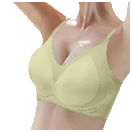 Women's Cool Jelly Seamless Ice Silk Thin Soft Support Breathable Comfortable Back Push Up Bra Athletic Sports Bras for Women - Image 9