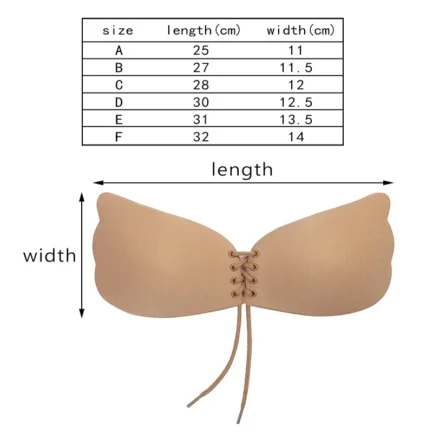 Seamless Self Adhesive Fly Bra Women Strapless Push Up Bras Stick On Sexy Lingerie Invisible Silicone Chest Paste Plus Size ﻿ - Image 7