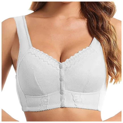 Seamless Breathable Lace Push Up Bras for Women Moona Bra Front Closure Breathable Bra For Seniors Plus Size Bras For Womens - Image 8