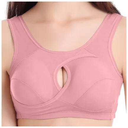 Women's Sports Bras Shockproof Upper Support Gathered Bra Push Up Sexy Lingerie Fitness Seamless Underwear Wireless Brassiere - Image 8