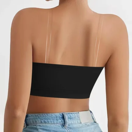 Fashion Strapless Bandeau Bra Solid Color Lift Anti Sagging Seamless Soft Support Underwear Sleep Uncensored Women Lingerie - Image 3