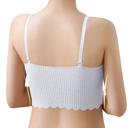 Womens Seamless Unwired Strapless Women Sexy Solid Tube Tops Female Girls Sling Breast Warp Bra Student No Steel Ring Underwear - Image 5