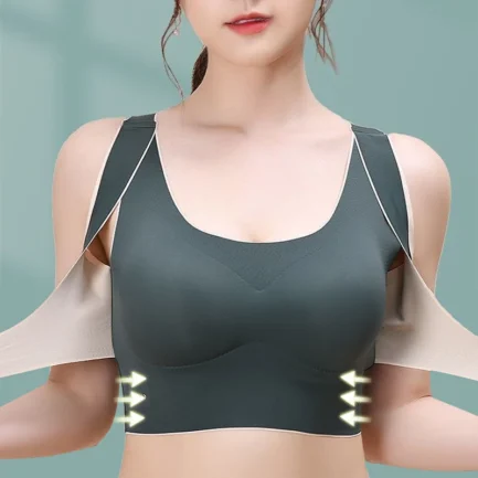 Sports Top Lingerie Beauty Back Correction Hunchback Shape Compression Breast Anti-sag Plus Size Underwear Soft Sports Bra - Image 9