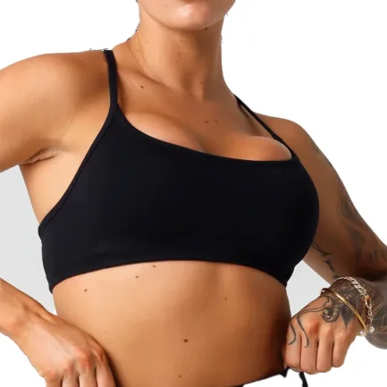 2Pieces TKITK Dynamic Backless Sports Bra Seamless Spandex Woman Fitness Elastic Breathable Enhancement Leisure Sports Underwear - Image 8