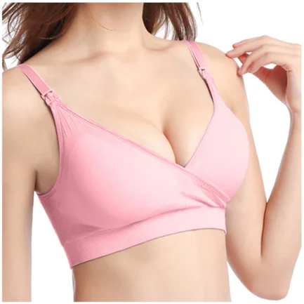 Womens Sports Bras Pack Women Lactation Bras For Women No Underwire Seamless Bralettes For Women Wireless Bra Soft Support - Image 8