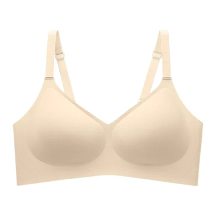 Ultra Thin Sports Bra Comfortable Traceless Full Coverage Bras For Women Wireless Soft Support Adjustable Strap Solid Bra - Image 10