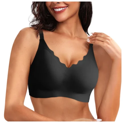 Womens Seamless Bras No Underwire Push Up Padded Bralette Wireless Comfort Bralettes Full Coverage Sleeping Everyday Bra - Image 8