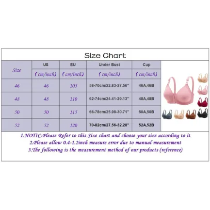 46-52 Plus Size Bra For Big Breasted Women Adjustment Thin Wire Gathering Bralette Tops Large Bra Underwear Movement Lingerie - Image 6