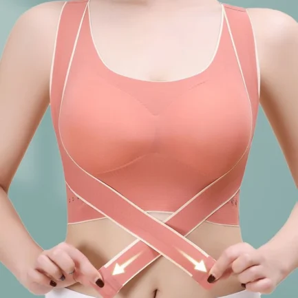 Sports Top Lingerie Beauty Back Correction Hunchback Shape Compression Breast Anti-sag Plus Size Underwear Soft Sports Bra