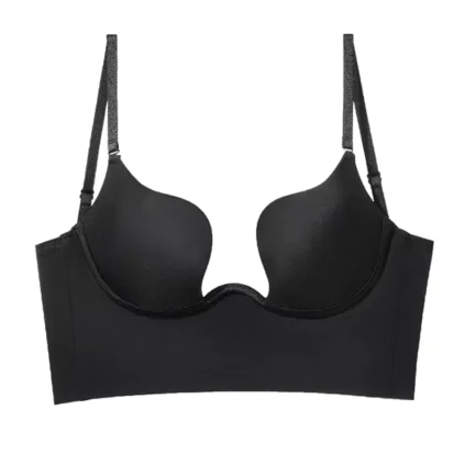 Women Solid Low Bras U Shape Backless Multiple Convertible Straps Underwire Fashion Backless Adjustable Shoulder Strap Lingerie - Image 14