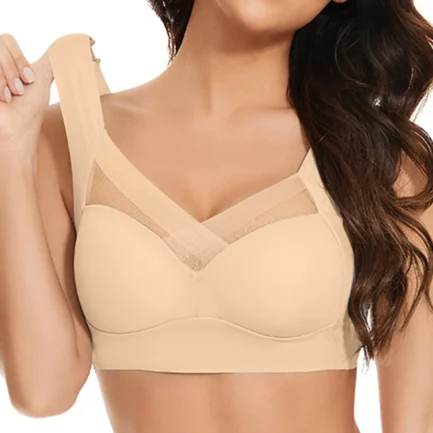 Sexy Seamless Lace Underwear Bras For Women Gym Fitness Exercise Top Bra Solid Color Plus Size Bralette Push Up Cap Brasier - Image 15