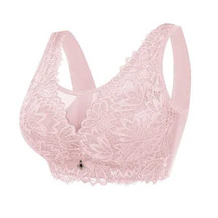 Women's Deep V Traceless Latex Gathered And Breathable Adjustable And Sexy Bra Sports Bras for Women One Shoulder Sports Bra Set - Image 8