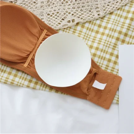 Women's Strapless Bra with Removable Pads Sexy Underwear Tube Top Girls Invisible One-piece Backless Lingerie Cropped Tanks - Image 15