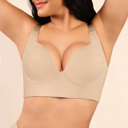 Women Plus Size Deep Cup Bra Hide Back Fat Full Back Coverage Underwire Bra Shaper Comfort Bra Push up underbust Shapewear - Image 9