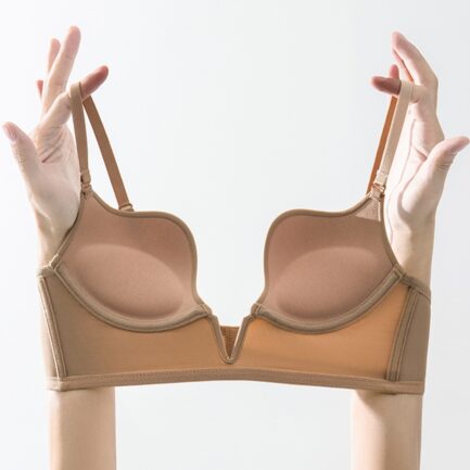 Sexy Push Up Bra Women Backless Bras Plus Size Low Cut Brassiere Invisible Underwear Seamless Deep U Lingerie Female Bralette - Image 16