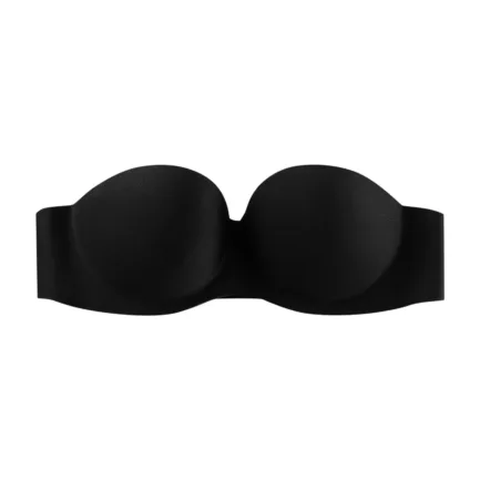 Strapless Pushup Bras Lift Bra Women Wireless One-piece Non Slip Underwear Back Closure Three Hook-And-Eye Solid Color Bra - Image 14