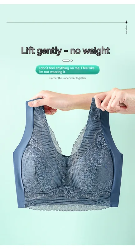 UBAU Sexy Seamless Lace Underwear Bra For Women Push Up Top Women's Bra Plus Size Bralette Large Size Brasier Without Underwire - Image 10