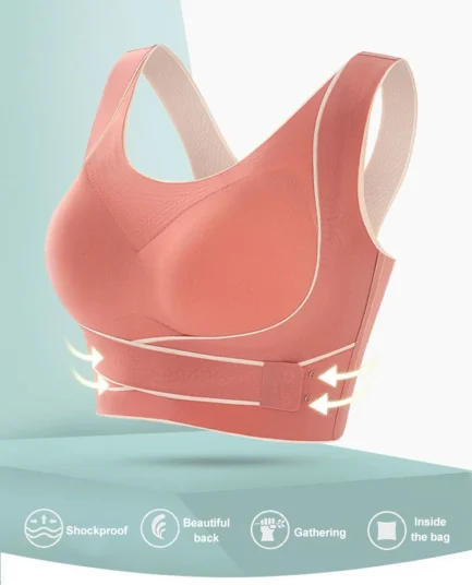 Sports Top Lingerie Beauty Back Correction Hunchback Shape Compression Breast Anti-sag Plus Size Underwear Soft Sports Bra - Image 12