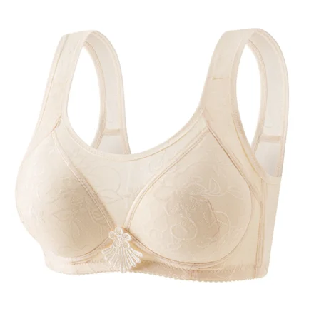 Women Casual Breathable Top Bra Underwear Without Steel Ring Gathering And Adjusting Bra Strapless Bra for plus Size Women - Image 9