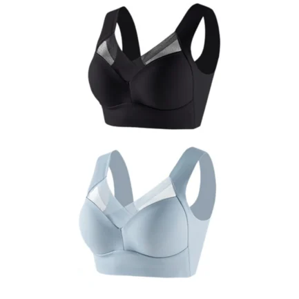 Womens Bras Comfortable Push Up 2pc Women's Large Strapless Lace Tank Top Underwear Thin Side Fold Side Breast Gather Adjustable - Image 9
