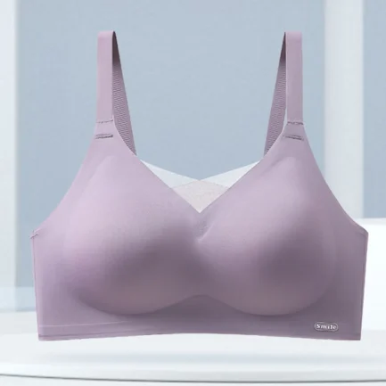 Non Wired Women'S Bras Padded Full Cup Bra Without Underwire With Padding Seamless Bustier Bralette Breathable Soft Lingerie - Image 2