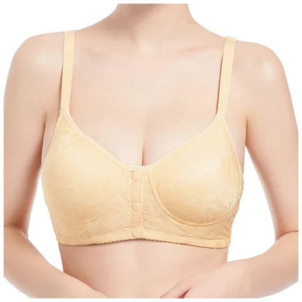 Women Sexy Front Button Bras Deep V Underwire Push Up Lingerie Brassiere Shaping Cup Adjustable Shoulder Strap Large Size Bra - Image 16