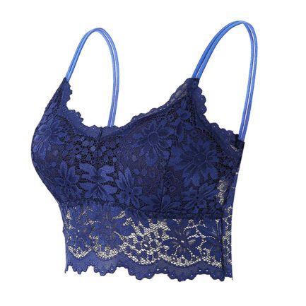 Women Vest Hot Bra Seamless Bras Lingerie Sexy V Neck Underwear Lace Panel No Steel Ring Bras Female Corset Sling Bralette Ropa - Image 13