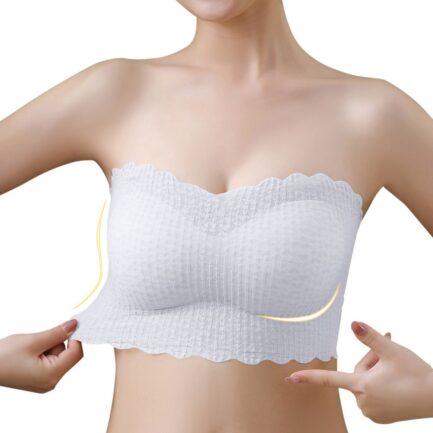 Womens Seamless Unwired Strapless Women Sexy Solid Tube Tops Female Girls Sling Breast Warp Bra Student No Steel Ring Underwear - Image 18