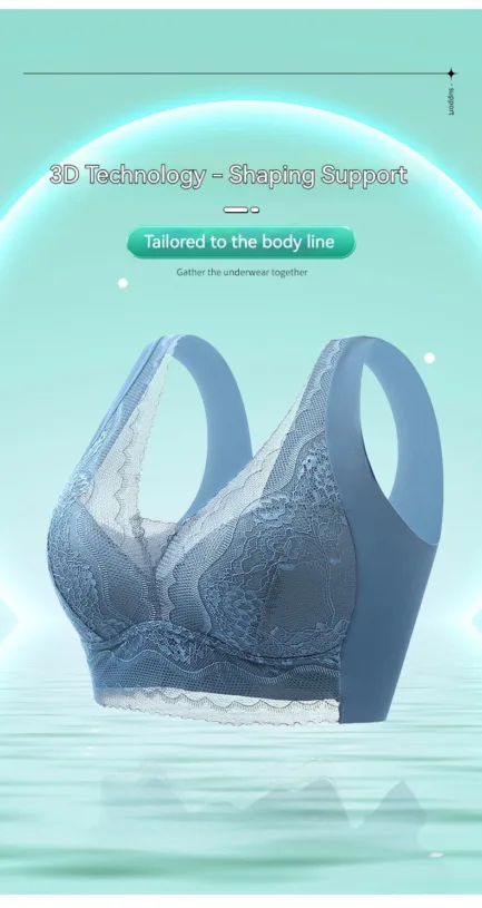 UBAU Sexy Seamless Lace Underwear Bra For Women Push Up Top Women's Bra Plus Size Bralette Large Size Brasier Without Underwire - Image 8
