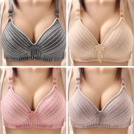 New Top Seamless Women's Underwear Plus Size Gathered Non-slip No Steel Ring Sexy Sling Beautiful Back Bra - Image 30