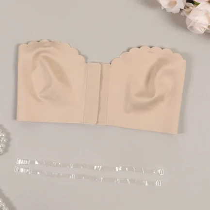 2024 Women'S Strapless Bandeau Bra New European American Models Seamless Lingerie Gather Collect Auxiliary Breasts Underwear - Image 13