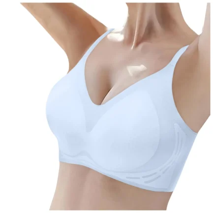 Women's Cool Jelly Seamless Ice Silk Thin Soft Support Breathable Comfortable Back Push Up Bra Athletic Sports Bras for Women - Image 7
