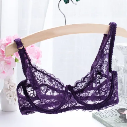 Sexy Lace Bralette Bra Women Underwear Push Up Bra Untra-Thin Comfortable Breathable Brassiere Plus Size Women Lingerie - Image 3