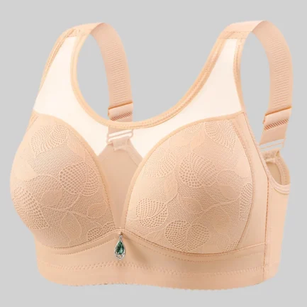 Large Size Soft Bra Female'S Gathered Bralette Non Steel Ring Comfortable Underwear Gathering Soft Light Bra Breathable белье - Image 10