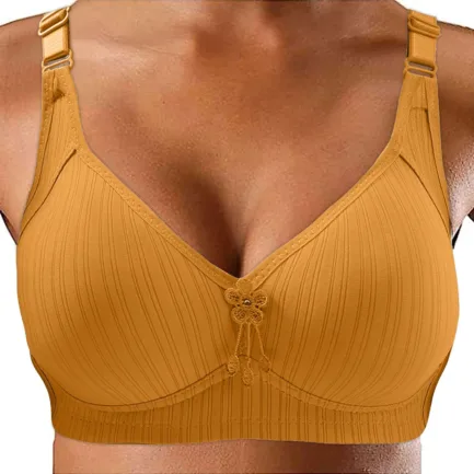 Middle Aged And Elderly Womens Large Size Underwear Without Steel Ring Ladies Underwear Bra Cotton Everyday Lingerie Push Up - Image 5