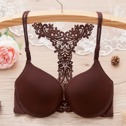 Comfortable Fitness Crop Top Adjustable Bra Underwire Seamless Bra For Women Sexy Beauty Back Embroidery Lace Bras 2024 - Image 14