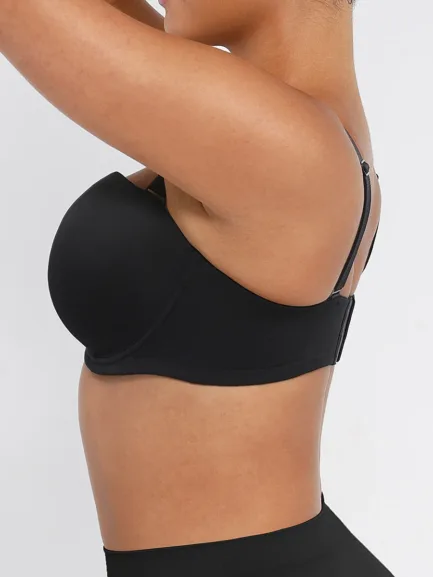 Women Wholesale 1/2 Cup Underwire Bra with Detachable Straps Shapewear Bust Support Push Up Gathering New Bra Underwear - Image 9