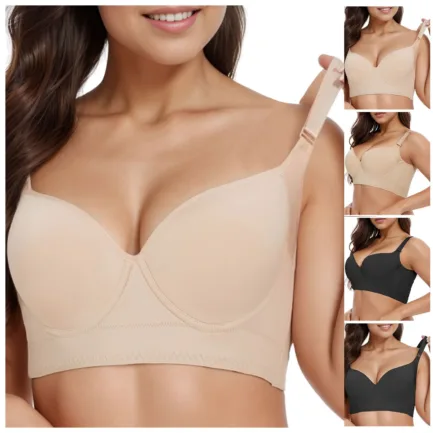 Lingerie Sexy Woman Push Up Plus Size Sexy Lingerie Women'S Side Breast Push Up Bra Deep V Bra Sujetadores Sexys - Image 12