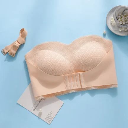 Front Closure Strapless Underwear for Women Plus Size Invisible Brassiere Sexy Push Up Bras Wireless Breathable Female Lingerie - Image 20