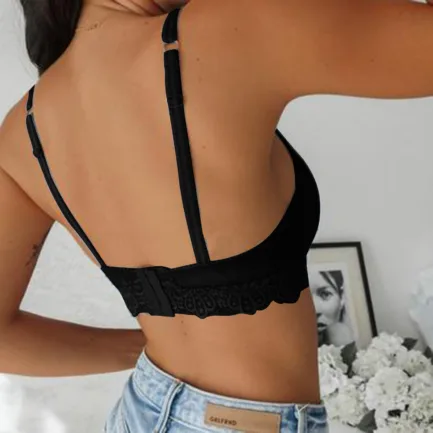 Wireless Push Up Bra Sexy Lace Hollow Bralette Women Breathable Underwear Fashion Lingerie Seamless Bras Femme Brassiere - Image 18