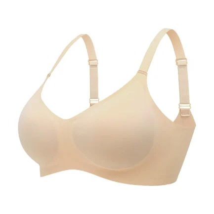 Ultra Thin Sports Bra Comfortable Traceless Full Coverage Bras For Women Wireless Soft Support Adjustable Strap Solid Bra - Image 11
