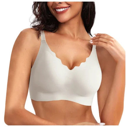 Womens Seamless Bras No Underwire Push Up Padded Bralette Wireless Comfort Bralettes Full Coverage Sleeping Everyday Bra - Image 11