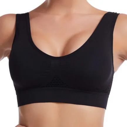 Like Hot Cakes Hollow Sport Breathable Crop Top Sports Bra for Women Yoga Bra Tops for Big Women Long Sports Bras for Women Yoga - Image 6