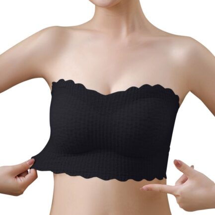 Womens Seamless Unwired Strapless Women Sexy Solid Tube Tops Female Girls Sling Breast Warp Bra Student No Steel Ring Underwear - Image 13