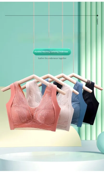 UBAU Sexy Seamless Lace Underwear Bra For Women Push Up Top Women's Bra Plus Size Bralette Large Size Brasier Without Underwire - Image 7