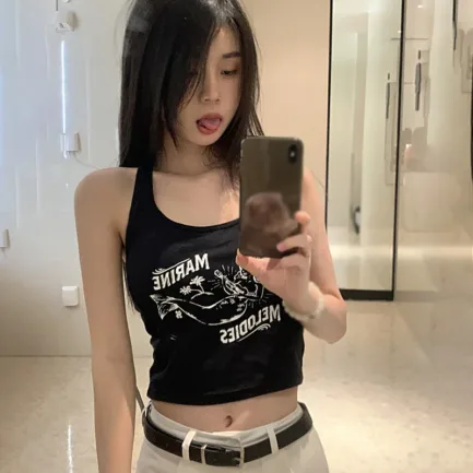 Summer Women Sports Tank Tops With Bra Pad Sleeveless Tank Top Femme T-shirts Fashion Casual Slim Sexy Crop Top Running Tops - Image 9